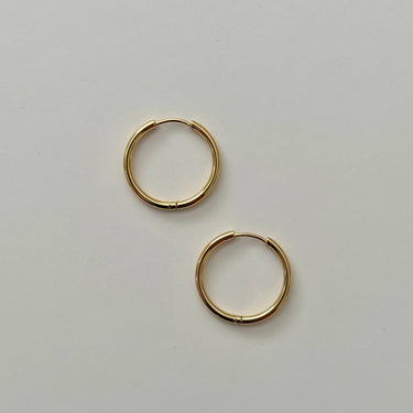 Minimal Hoops Yellow Gold 22mm